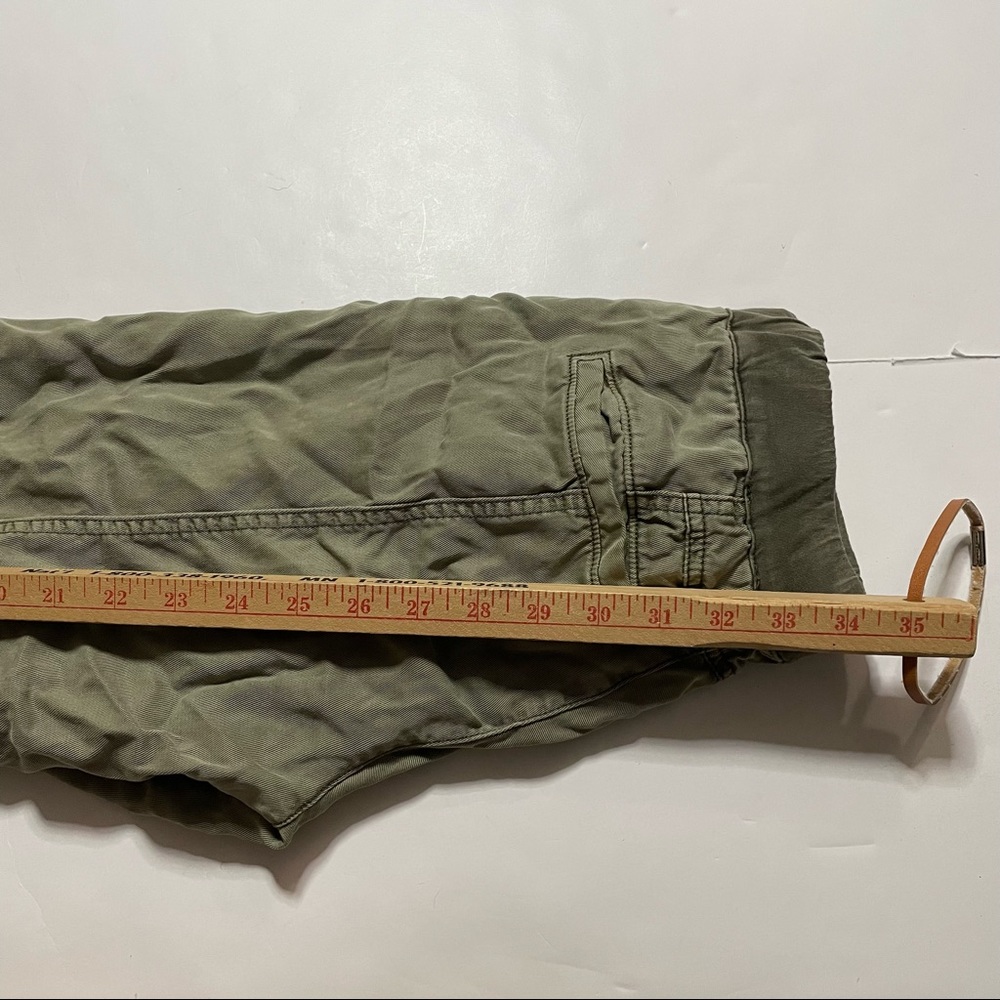 Hei Hei Anthropologie Army Olive Green Casual Cargo Jogger Pants Size XS - Picture 8 of 9